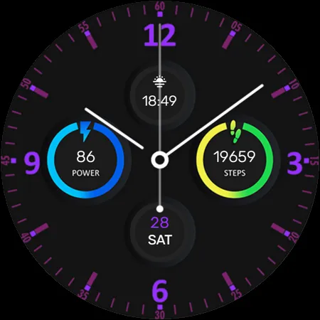 Minima 7 Minimal Watchface screenshot 11