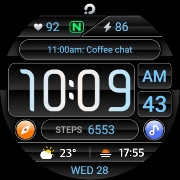 PRADO 61 Digital Watch Face screenshot 9