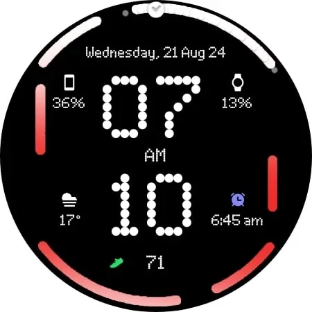 GRBL Nothing 2 Glyph Watchface screenshot 18