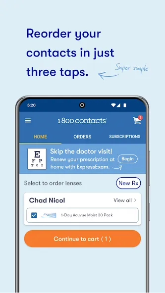 1800 Contacts - Lens Store screenshot 2