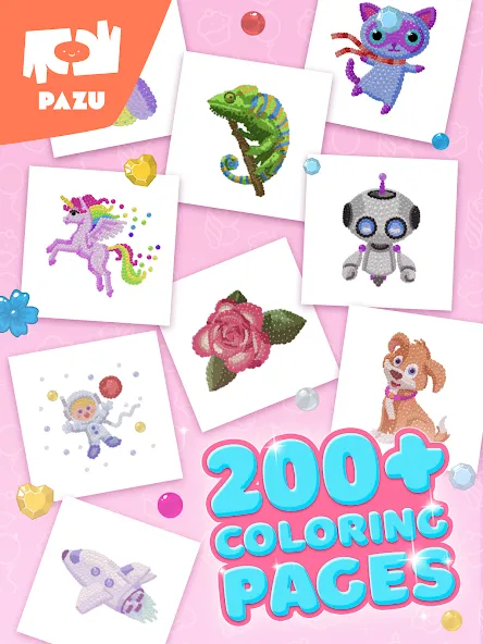 Pixel coloring games for kids screenshot 9