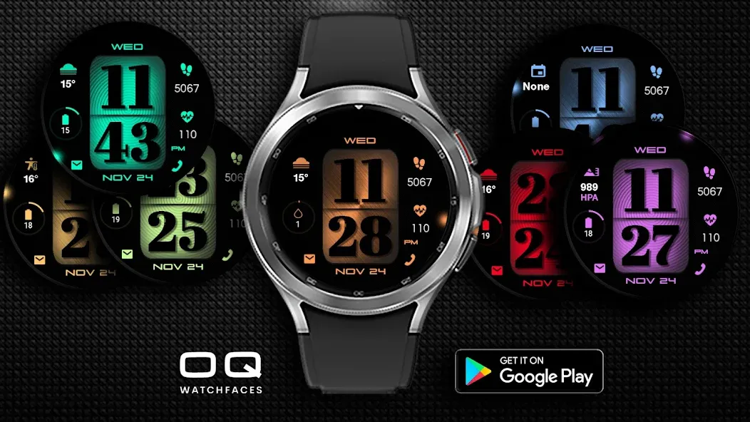 Digital Basic 5 Wear OS 4+ screenshot 1