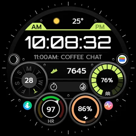 TVV Workout 6 Watch Face screenshot 10