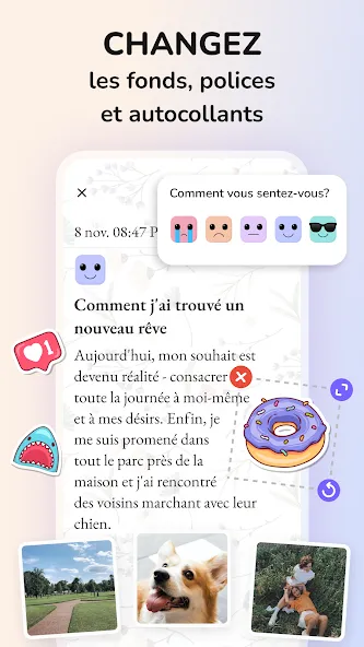 Journal Intime - Cahier Secret screenshot 2