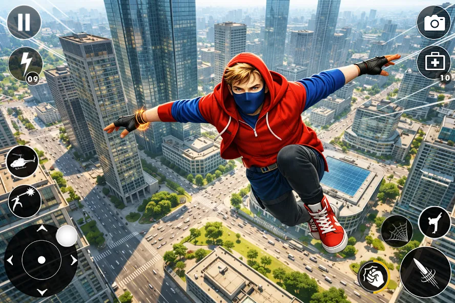Spider Fighting-Rope Hero Game screenshot 2