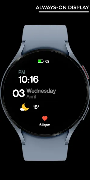 Jacknight - watch face screenshot 3