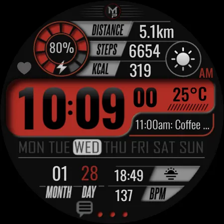 SEASONS - Digital Watch Face screenshot 9
