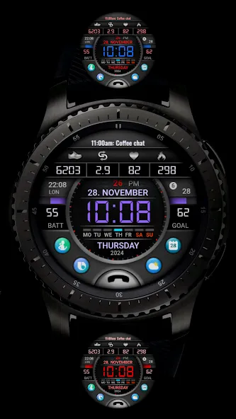 PW106 MultiFunction Watch Face screenshot 7