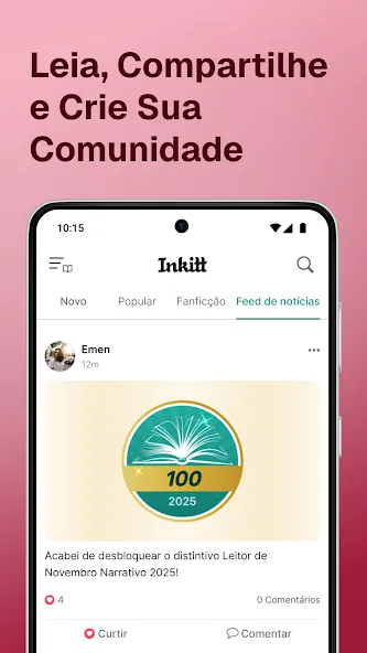 Inkitt: Livros, Romances, Hist screenshot 8