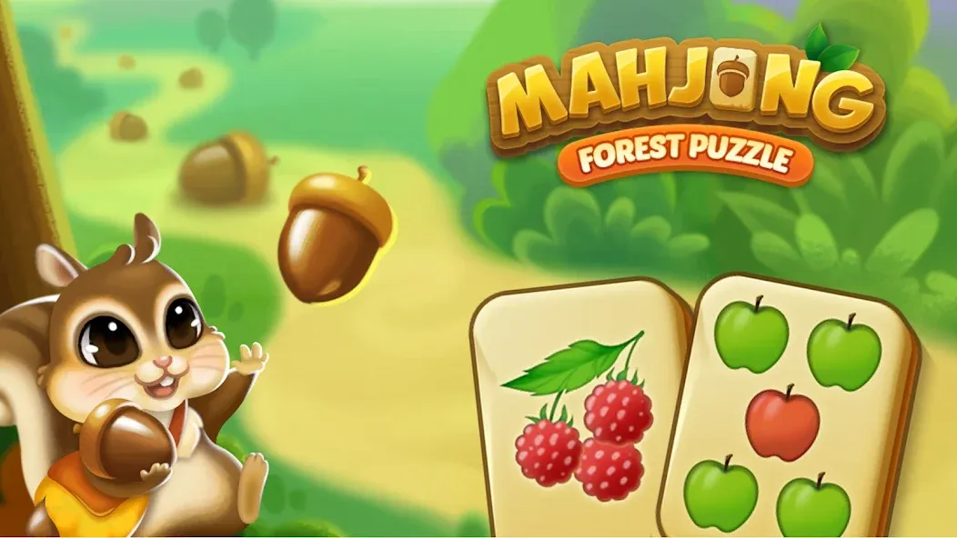 Mahjong Forest Puzzle screenshot 1