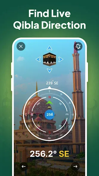 Bussola Qibla - Qibla Direção screenshot 2