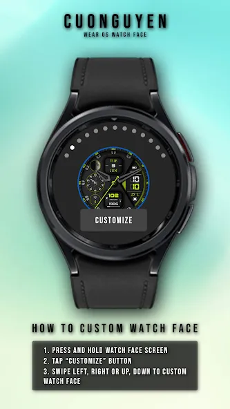 Watch face CNW0023 screenshot 3