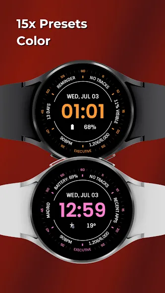 EXD059: Circular Watch Face screenshot 2