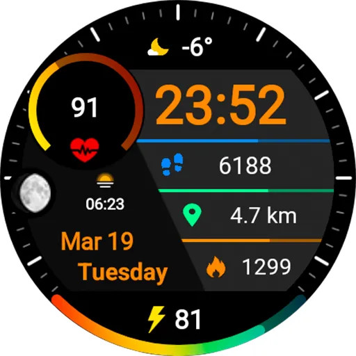 Digital Trost Watch Face screenshot 14