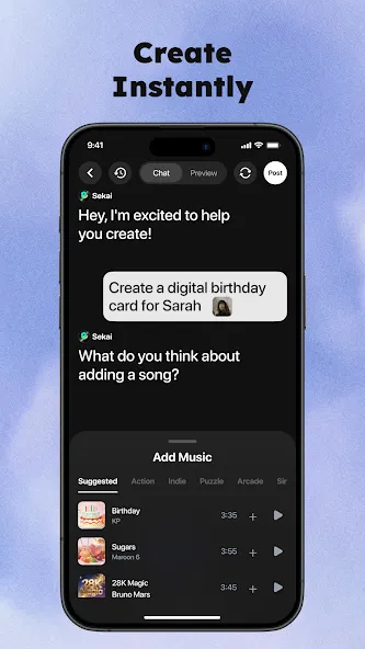 Sekai: Crear · Remix · Jugar screenshot 2