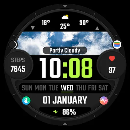 TVV Real Weather Watch Face screenshot 9