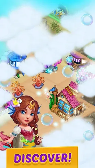 Merge Mermaids-magic puzzles screenshot 3