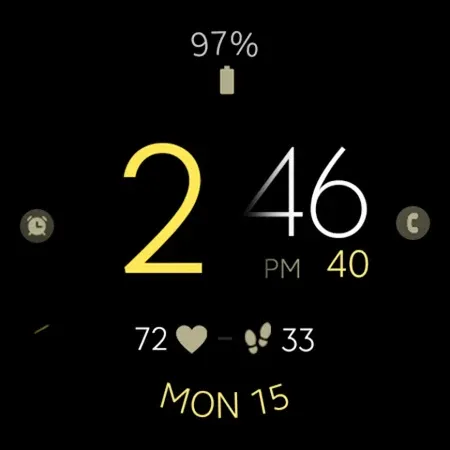 Battery v5 minimal watch face screenshot 11