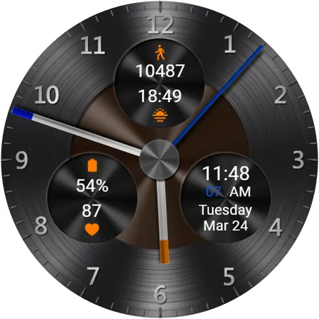 Black Metal Watch Face 2026 screenshot 8