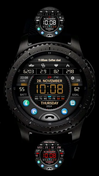 PW106 MultiFunction Watch Face screenshot 5