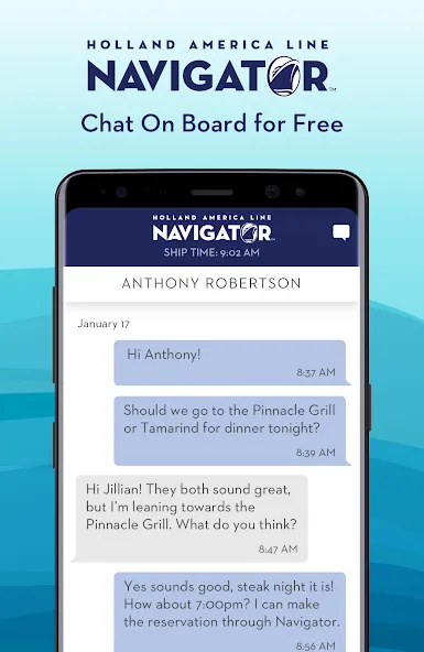 Holland America Line Navigator screenshot 3