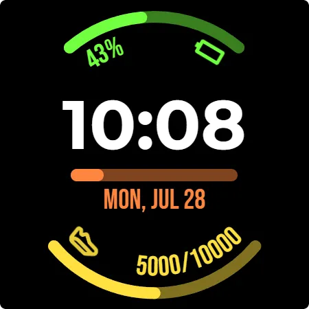 Simple Indicators Watch Face screenshot 7