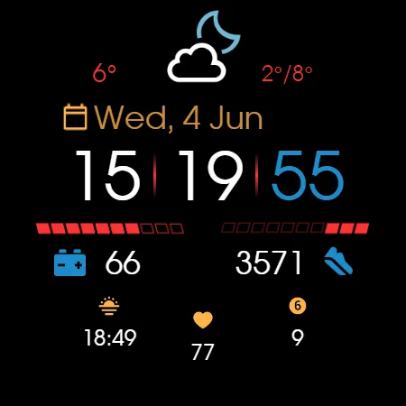 Digital Watchface D7 screenshot 28