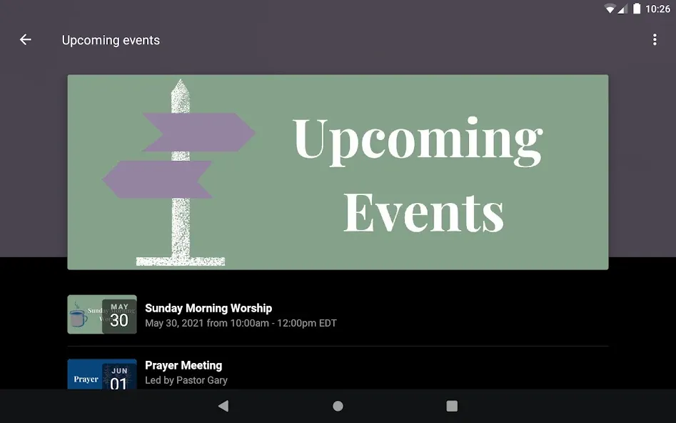Calvary Baptist Ball Ground screenshot 5