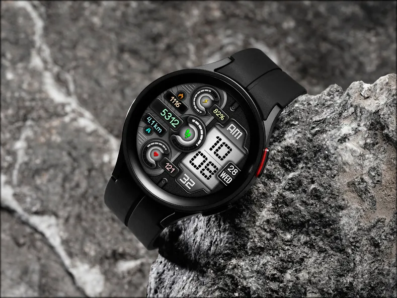 Digital DUBAS URX22 Watch face screenshot 7