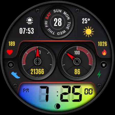 Adore Digital Watch Face screenshot 36
