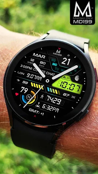 MD199: Analog watch face screenshot 5