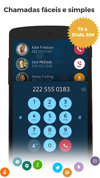 Contatos,ID de Chamadas: drupe screenshot 2