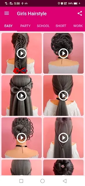 Girls Hairstyle Step By Step screenshot 1