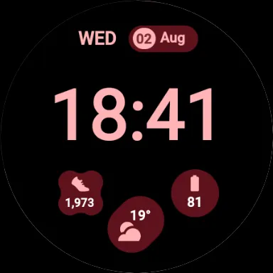 Minimal - Wear OS 3 Watch Face screenshot 5
