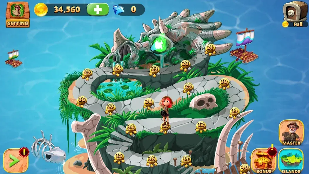 Solitaire Tripeaks Lost Worlds screenshot 4