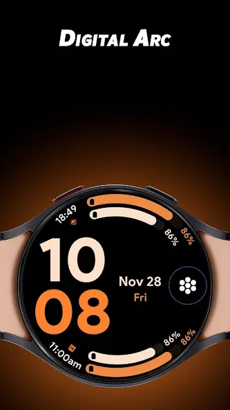 Digital Arc - Watch face screenshot 1
