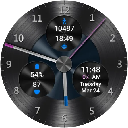 Black Metal Watch Face 2026 screenshot 6