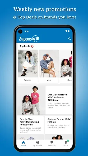 Zappos screenshot 2