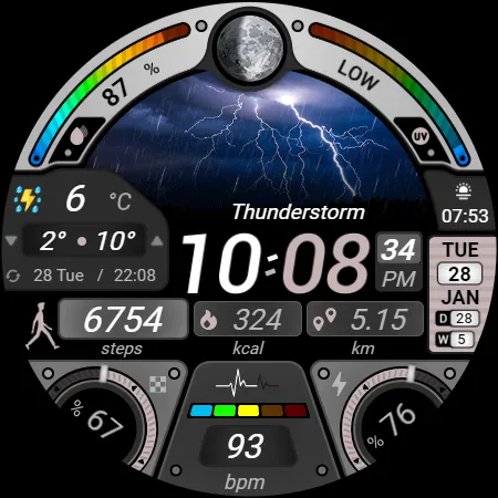 Rainbow Weather - Watch Face screenshot 29