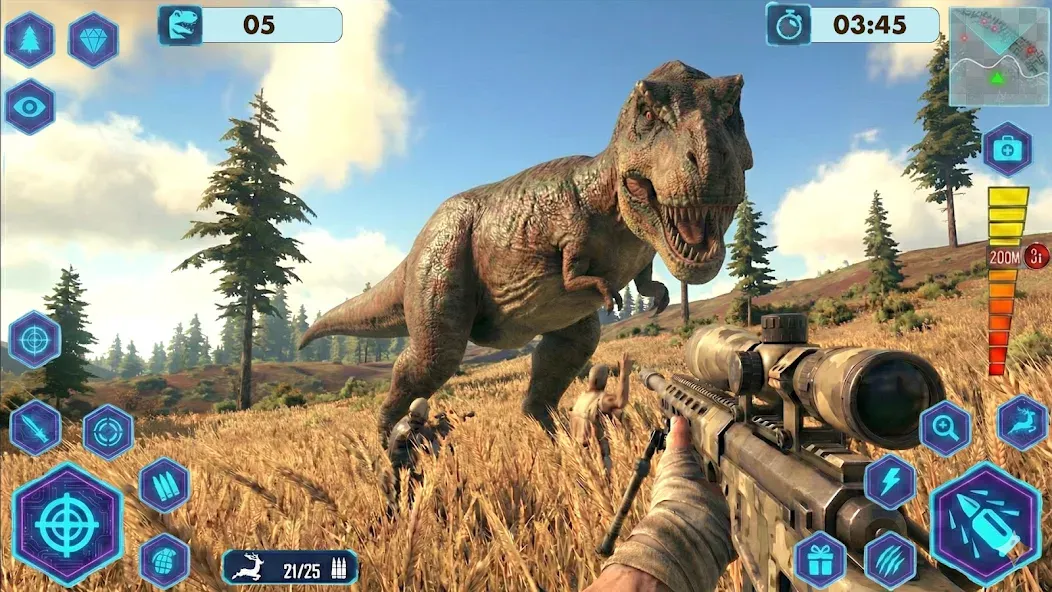 Dino Hunter Wild Shooting Game screenshot 4