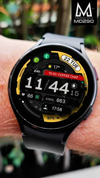 MD290 Digital watch face screenshot 3