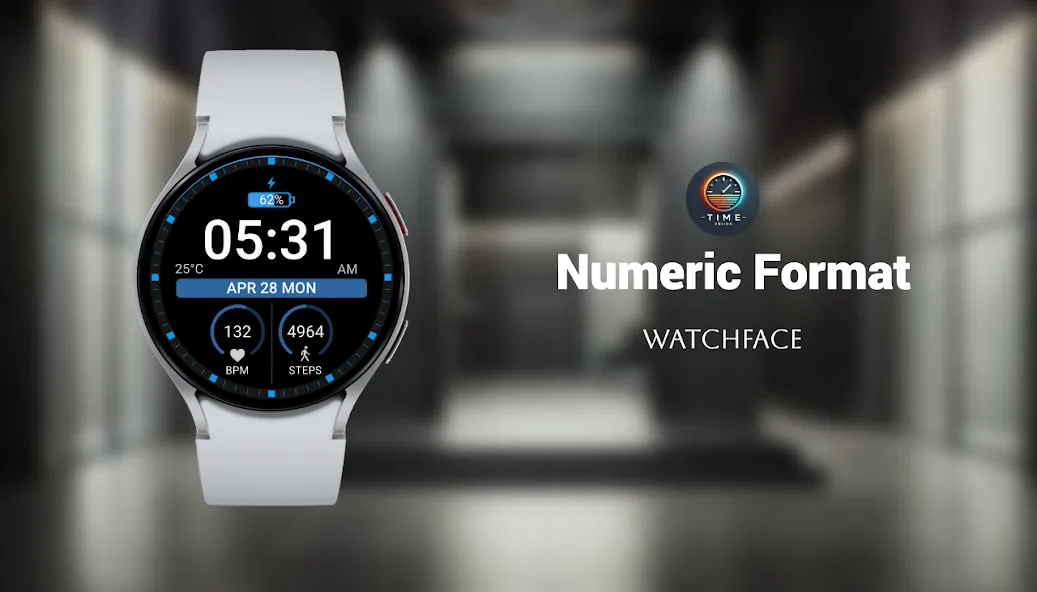 Numeric Format Watch Face screenshot 1