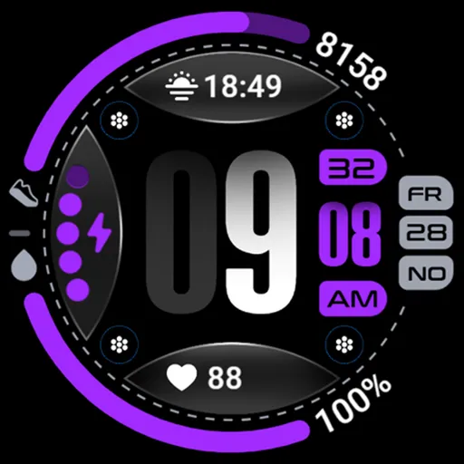 OMG 422 - Digital Watch Face screenshot 28