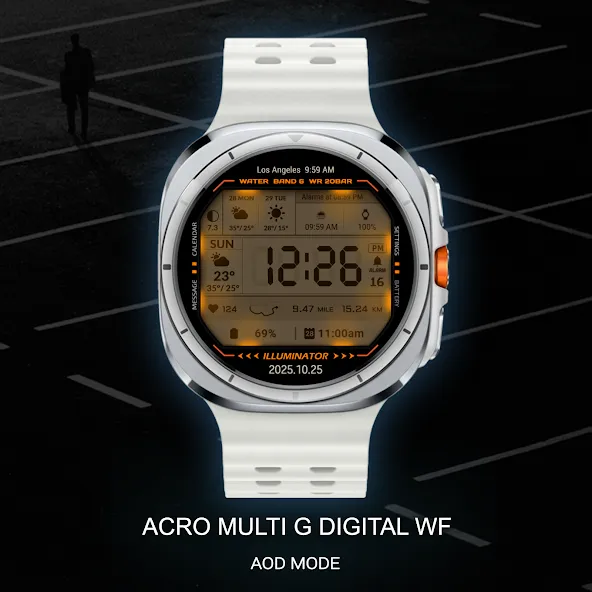 ACRO Multi G Digital Watchface screenshot 1