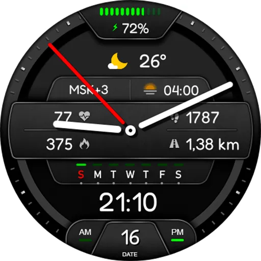Hybrid Epaloxy Watch Face screenshot 13