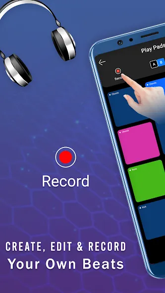 Real Electro Drum Pad: Hip Hop screenshot 1