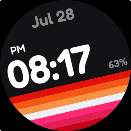 Simple Queer Watch Face screenshot 8