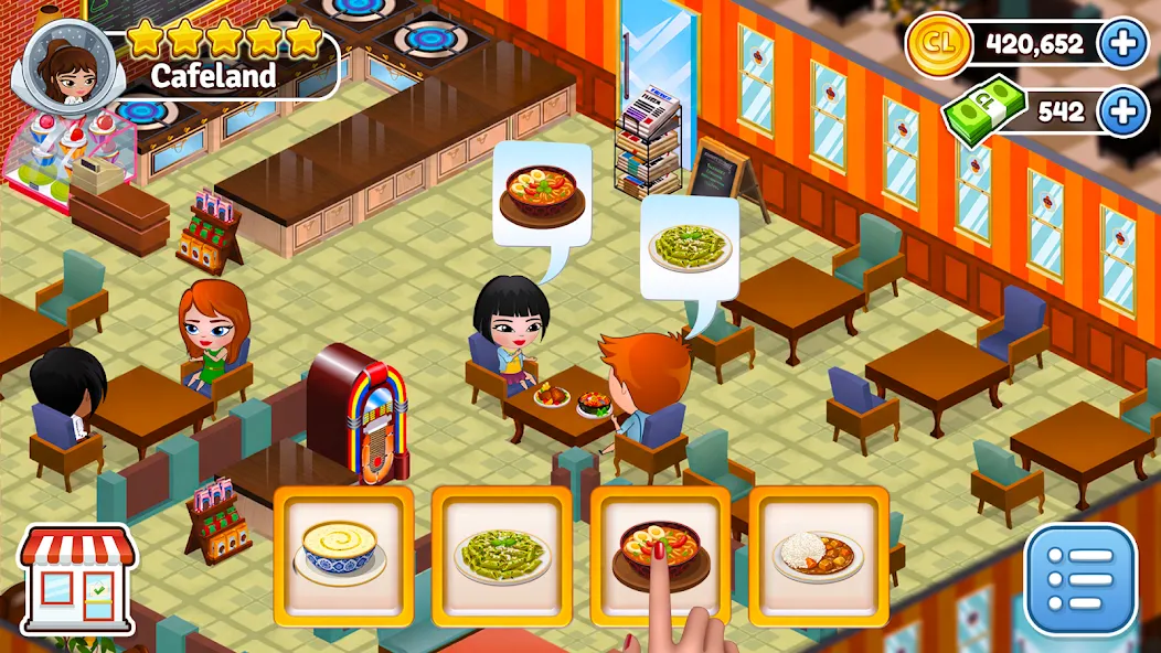 Cafeland - Jogo de Restaurante screenshot 2