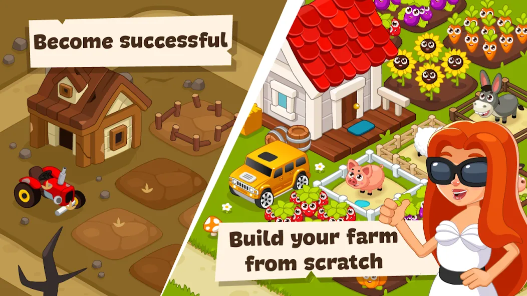 Idle Farm Game Offline Clicker screenshot 2