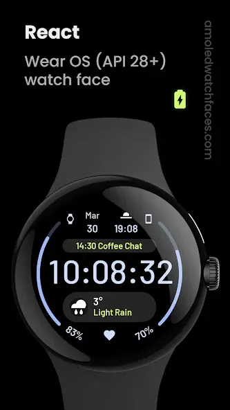 React: Watch face screenshot 1